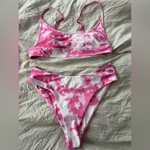 Pink Tie Dye Bikini
